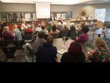 Craig Friend speaking on Lunsford Lane on February 10, 2018 at Olivia Raney Local History Library, Raleigh