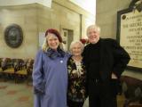 Nell Joslin, Brennie Holloman, and Charles Edwards at Holiday Party, 2017 at the NC State Capitol