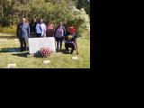 Wreath Laying by Descendants of Jesse Harris at Shiloh Missionary Baptist Church in Morrisville NC on October 19, 2025
